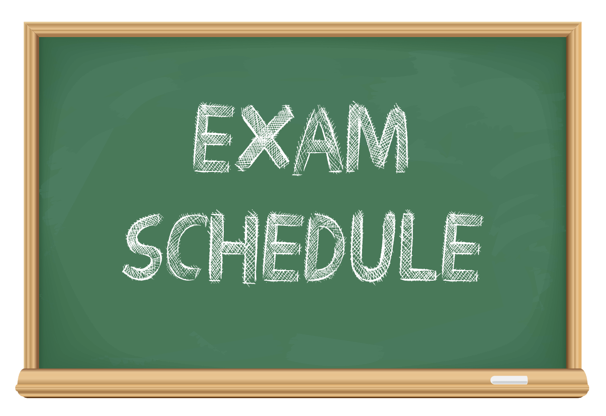 Final Exams Schedule of Fall 2018 | Mining Studies & Research Center